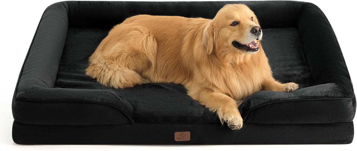 Bedsure XXL Orthopedic Dog Bed for Extra Large Dogs - Washable Giant Dog Cat Bed Waterproof