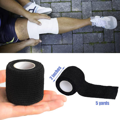 9 Pack 2" x 5 Yards Self Adhesive Bandage Wrap Self Stick Wrap for Ankle, Wrist, Finger, Sports