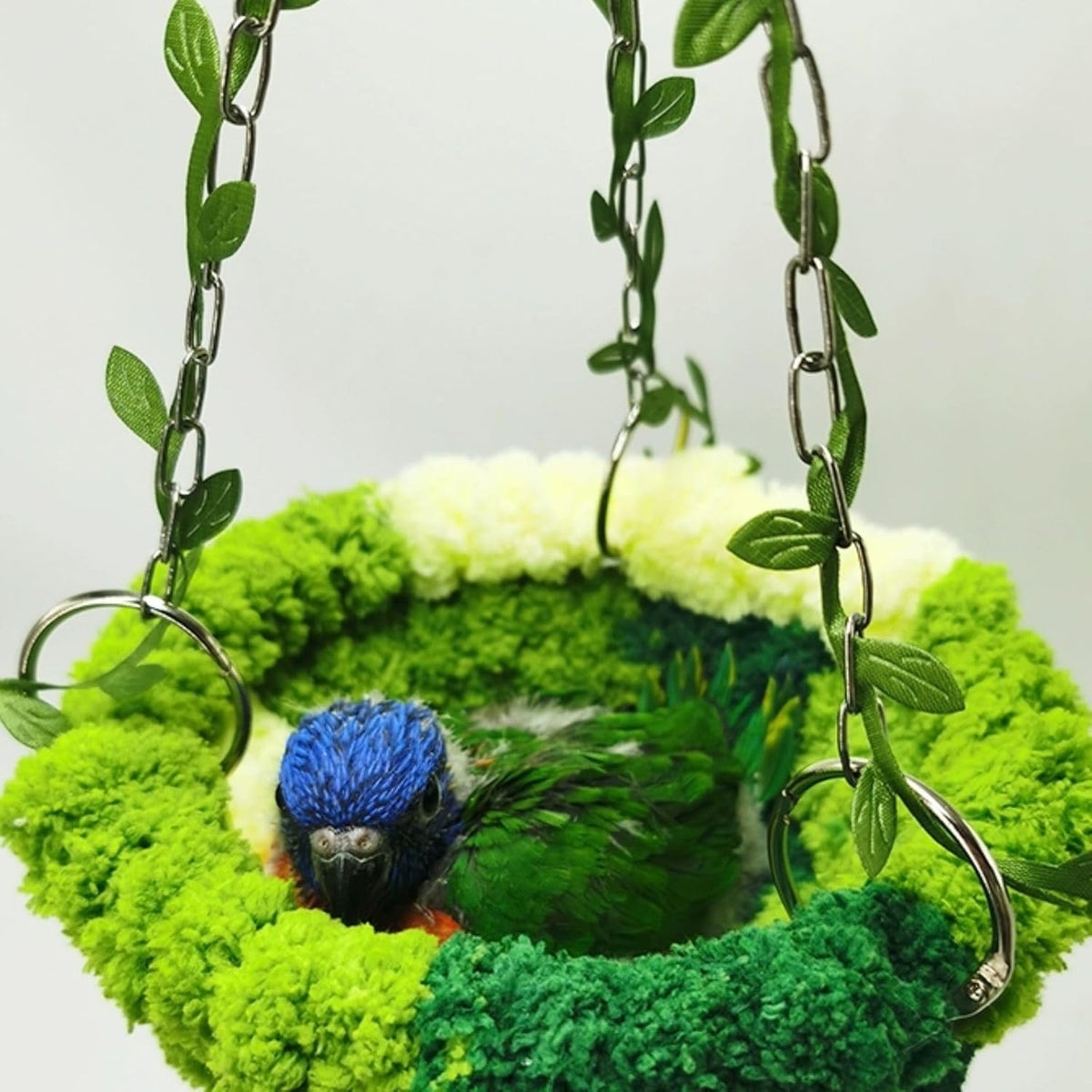 Bird Nest Hanging Hammock Bed Toy for Small Medium Pet Parrot Parakeet Cockatiel Conure Cockatoo