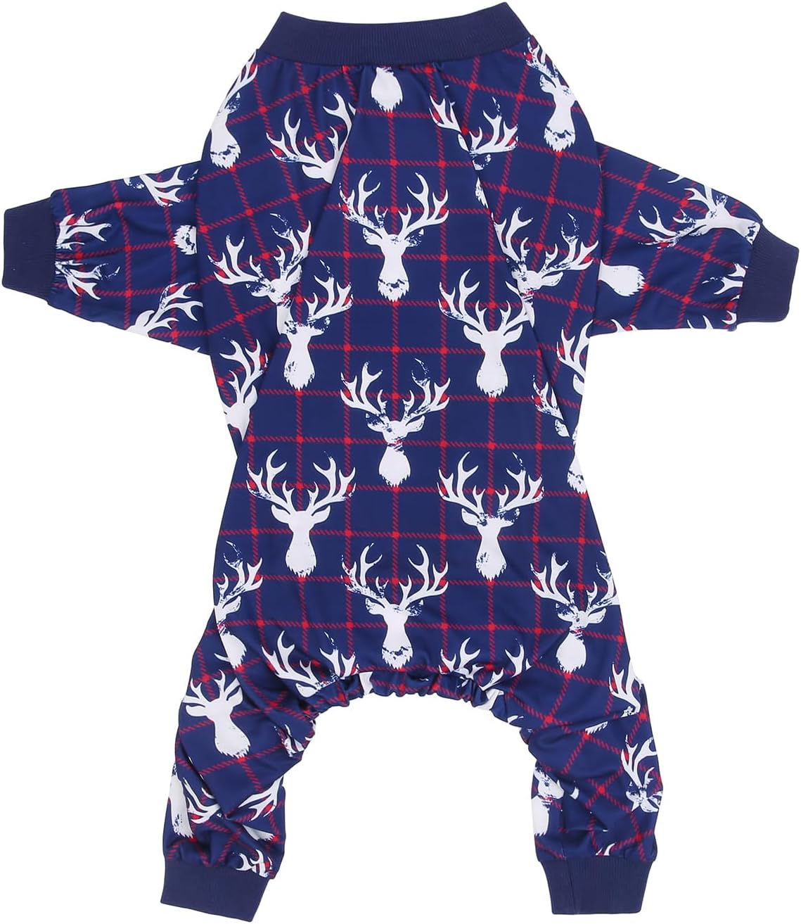 HDE Dog Pajamas One Piece Jammies Jumpsuit Pet Clothes Outfit Stretchy Lightweight Comfy Shirt Pjs