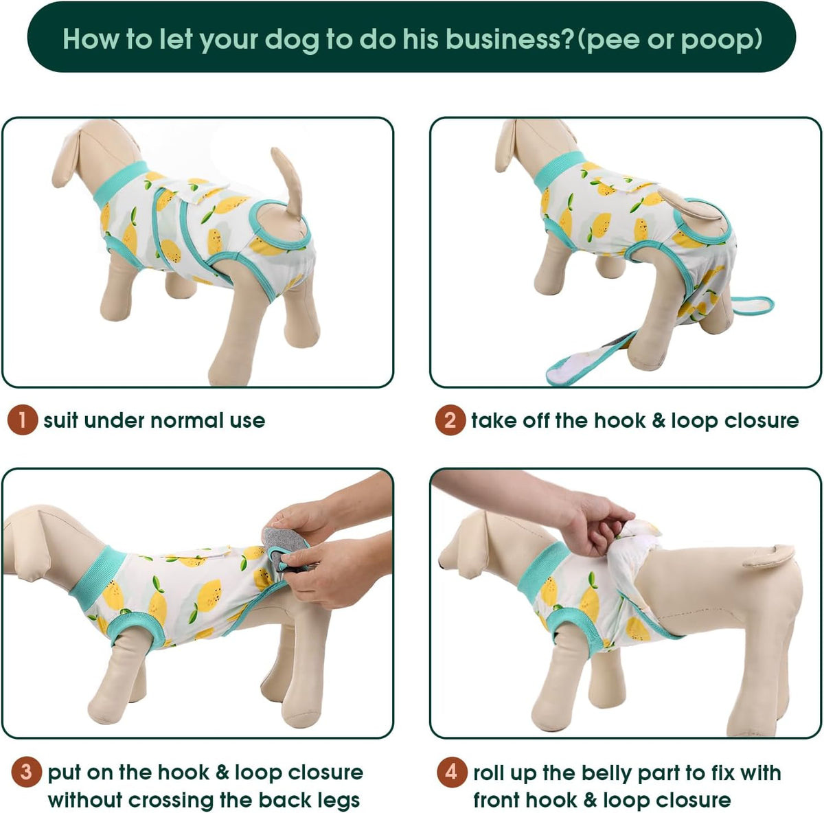 Kuoser Recovery Suit for Dogs Cats After Surgery, Professional Pet Recovery Shirt Dog Abdominal