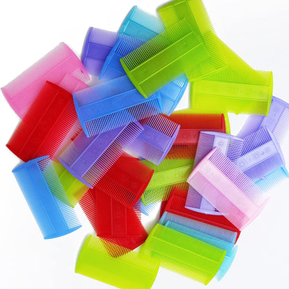 NSBELL 20PCS Comb for Cats, Lice Comb for Dogs, Double Sided Cat Comb for Short Hair of Pets or