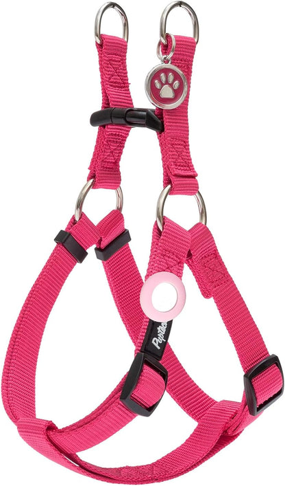 PUPTECK No Pull Dog Harness Soft Adjustable Basic Nylon Step in Puppy Vest Outdoor Walking with ID