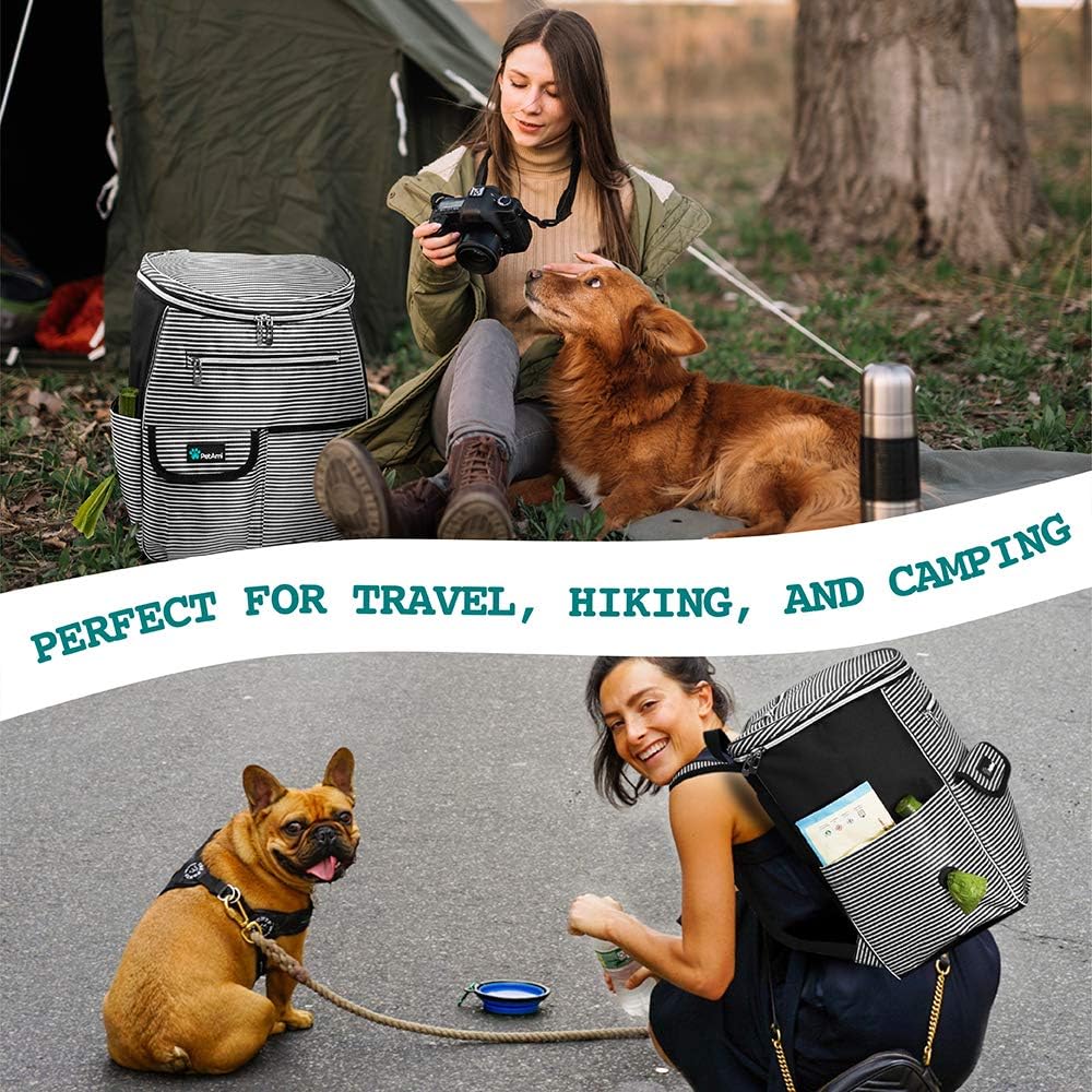 PetAmi Dog Travel Bag Backpack, Airline Approved Dog Bags for Traveling, Puppy Diaper Bag Supplies