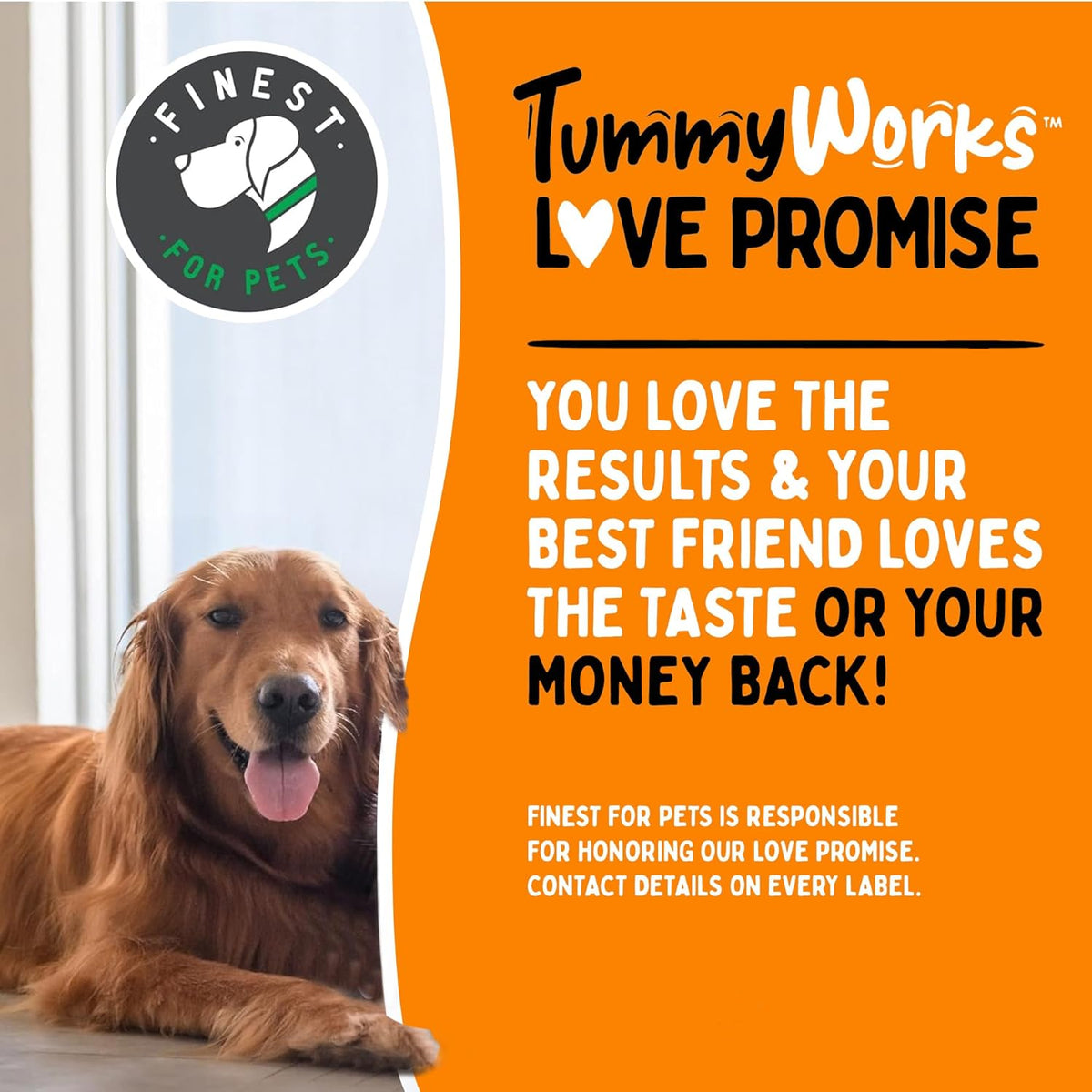 TummyWorks Probiotic 120 Soft Chews for Dogs All Ages - Supports Digestive Health, Relieves
