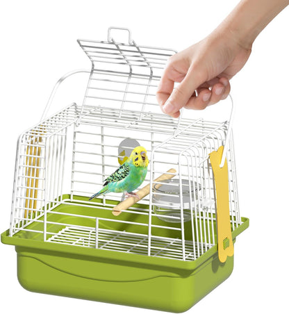BAGHBPM Small Bird cage,Travel Cage for Birds and Small Animals, Parakeet cage,Bird Carrier Travel