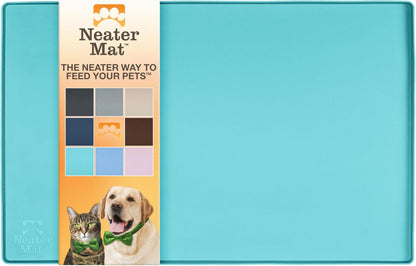 Neater Pet Brands Neater Mat Pet Mats for Food and Water, Cat & Dog Bowl Mat Waterproof Silicone