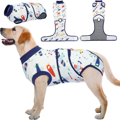 Kuoser Recovery Suit for Dogs Cats After Surgery, Professional Pet Recovery Shirt Dog Abdominal