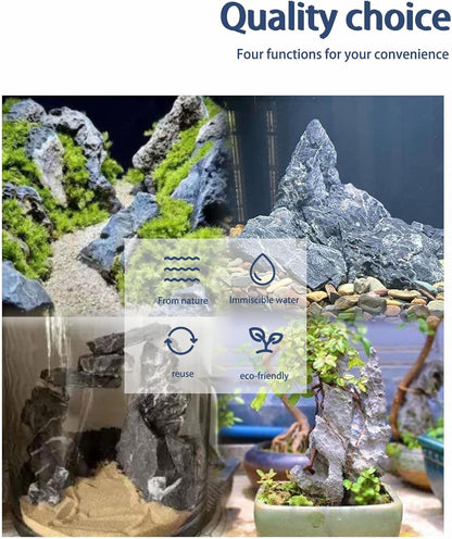 Natural Rocks Seiryu Stones Aquariums Stones for Aquascaping, Aquariums, Terrariums, Vivariums