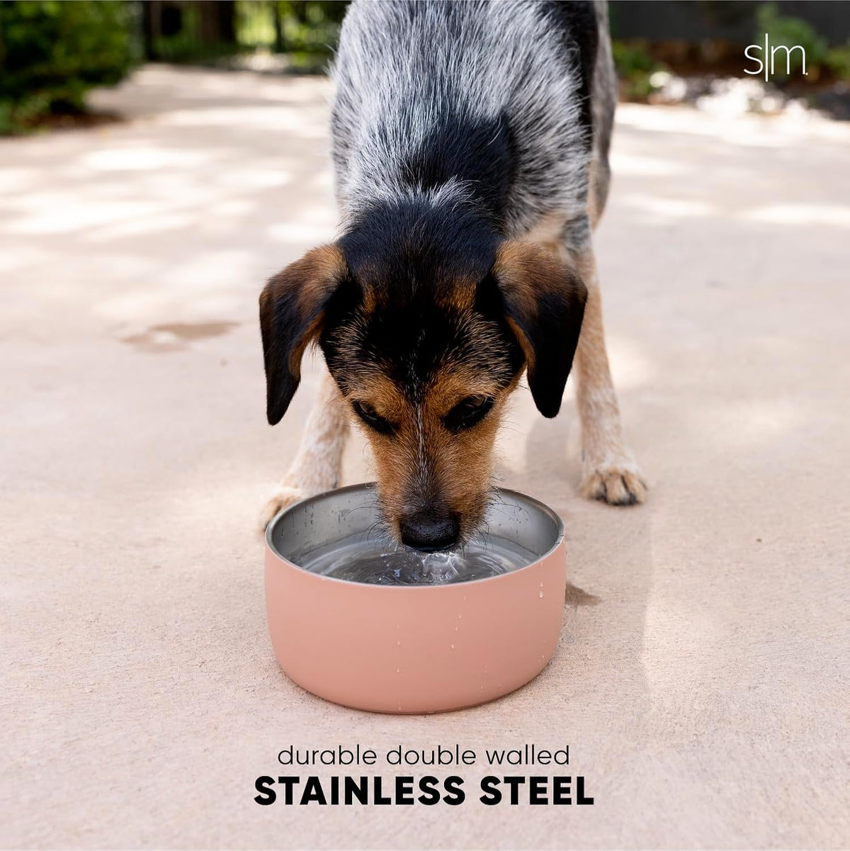 Simple Modern Stainless Steel Pet Water Bowl for Dogs & Cats | Insulated Stainless Steel Food Bowls