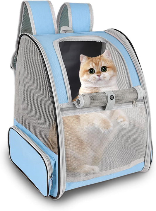 Cat Backpack Carrier,Pet Carrier Airline Approved for Small Dog Cat Puppy Kitten Bunny,Ventilated