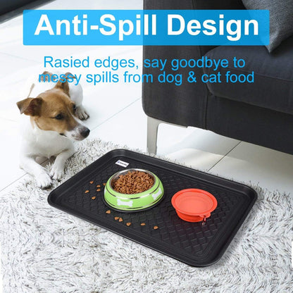 Multi-Purpose Boot Mat, Shoe Mat, Pet Bowl Tray, Waterproof for Indoor and Outdoor Floor