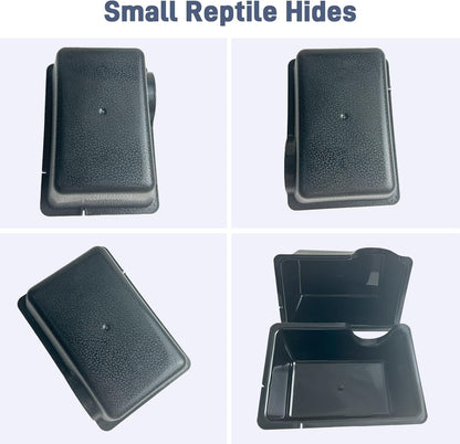 Small Humid Hideout Cave for Reptiles, Snake Hide for Ball Pythons, Gecko Hide, Leopard Geckos