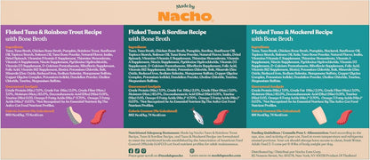 Made by Nacho Flaked Filets Recipe in Bone Broth, Grain-Free Chef's Selects Wet Food for Cats