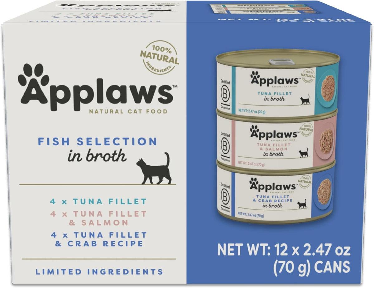 Applaws Natural Wet Canned Cat Food, Made with Limited and Natural Ingredients, Real Protein with
