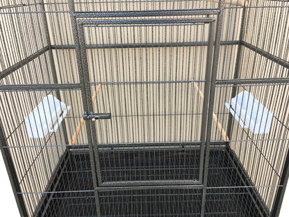 Large Double Stacker Breeding Flight Bird Wrought Iron Double Parrot Bird Separate Breeder Cages