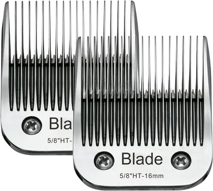 2PCS 5/8" HT Dog Grooming Replacement Blades Compatible with Andis Dog Clippers,Dog Clipper Blades