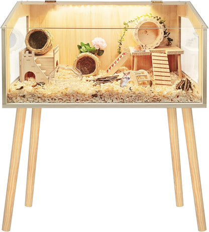 Prolee Hamster Cage with Legs, Guinea Pig Cages Chew Proof, Hamster House, Hamster Cages and