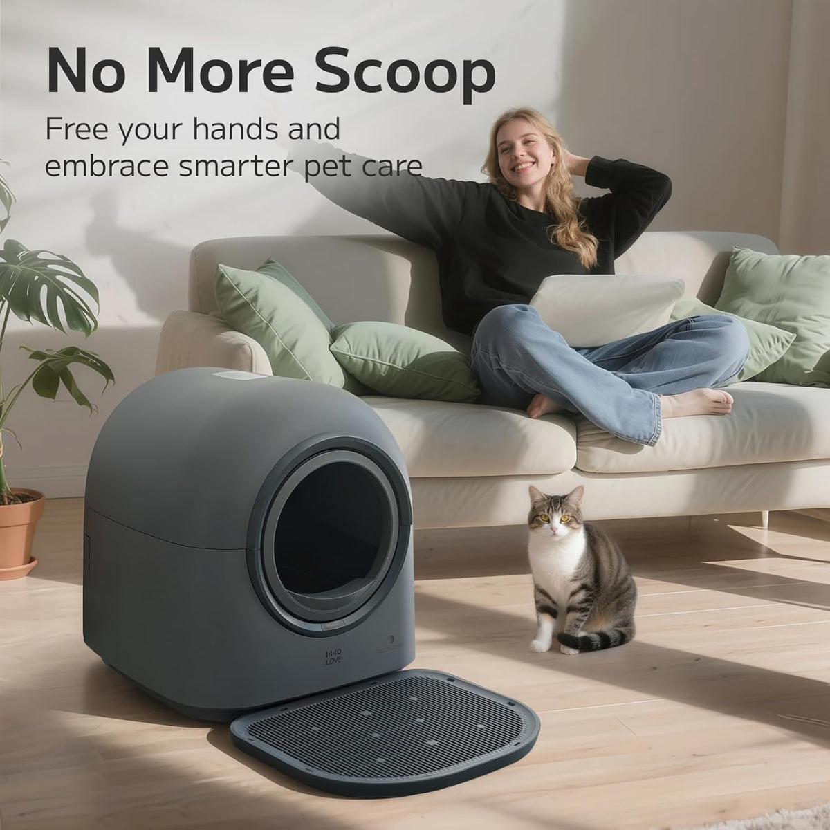L1 Self-Cleaning Litter Box Automatic Electronic Hands-Free Smart Robot self Cleaning Litter Box