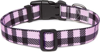 Mercano Adjustable Dog Collar - Special Design Patterns, Soft Nylon Comfortable Durable Pet Collar