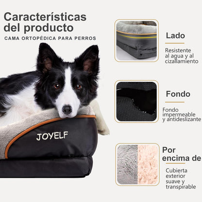 JOYELF XXLarge Memory Foam Dog Bed, Orthopedic Dog Bed & Sofa with Removable Washable Cover for
