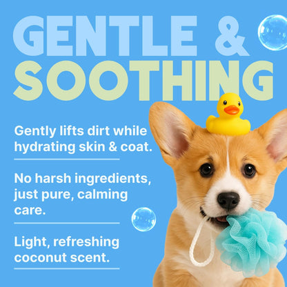 TropiClean Gentle Puppy Shampoo, Dog Shampoo for Allergies & Sensitive Skin, Made in USA, Gentle
