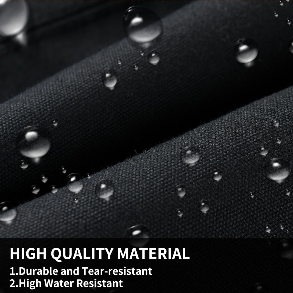 Coverado Rear Car Seat Covers, Waterproof Canvas Seat Protector for Car Seat Cushions for Kids &