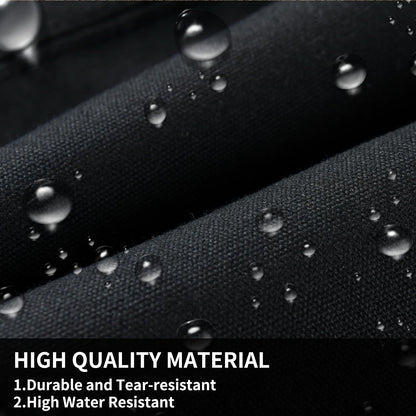 Coverado Rear Car Seat Covers, Waterproof Canvas Seat Protector for Car Seat Cushions for Kids &