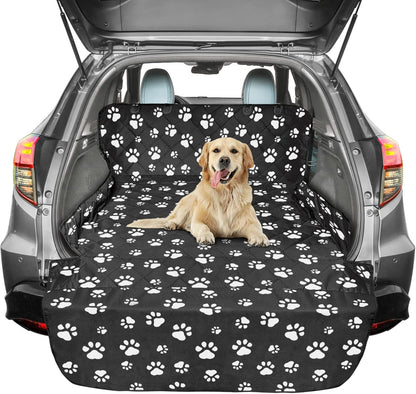 F-color SUV Cargo Liner for Dogs, Water Resistant Pet Cargo Cover Dog Seat Cover Mat for SUVs