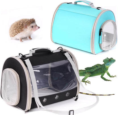 Small Animal Travel Backpack Carrier,Portable Bearded Dragon Bag for Sugar
