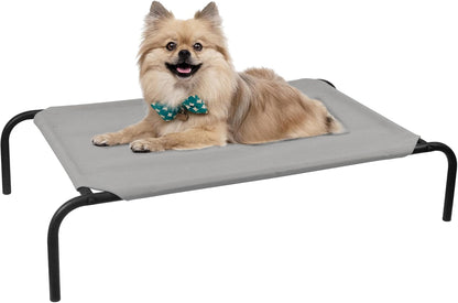 PHYEX Raised Pet Cot for Small Pets, Elevated Dog Bed with Breathable Mesh, Sturdy Steel Frame for