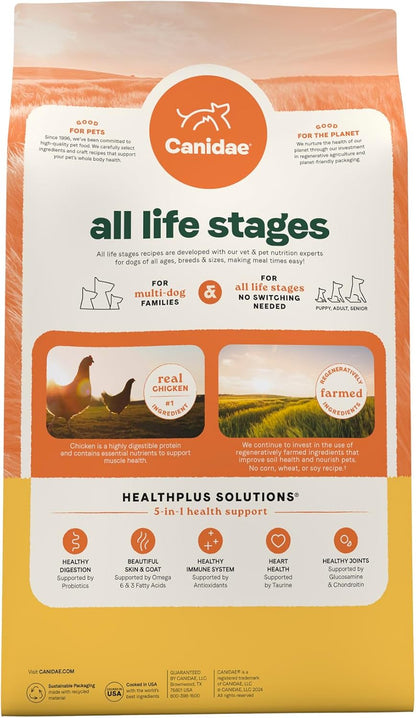 Canidae All Life Stages Real Chicken & Ancient Grains Recipe – High Protein Premium Dry Dog Food