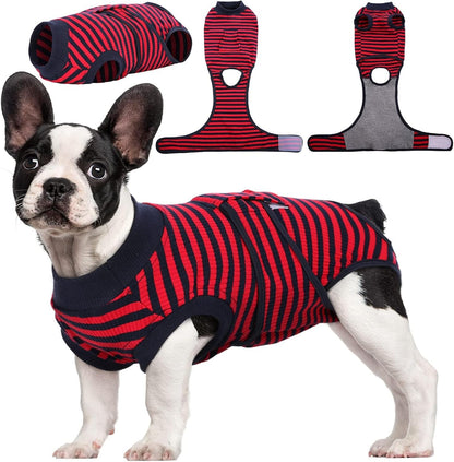 Kuoser Recovery Suit for Dogs Cats After Surgery, Professional Pet Recovery Shirt Dog Abdominal