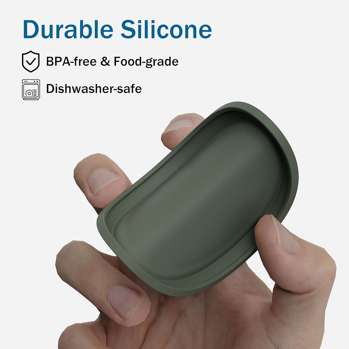 OHMO 2 Pack Pet Food Can Lids, (12.5-14oz) BPA Free Silicone Covers for Cat and Dog Food Cans