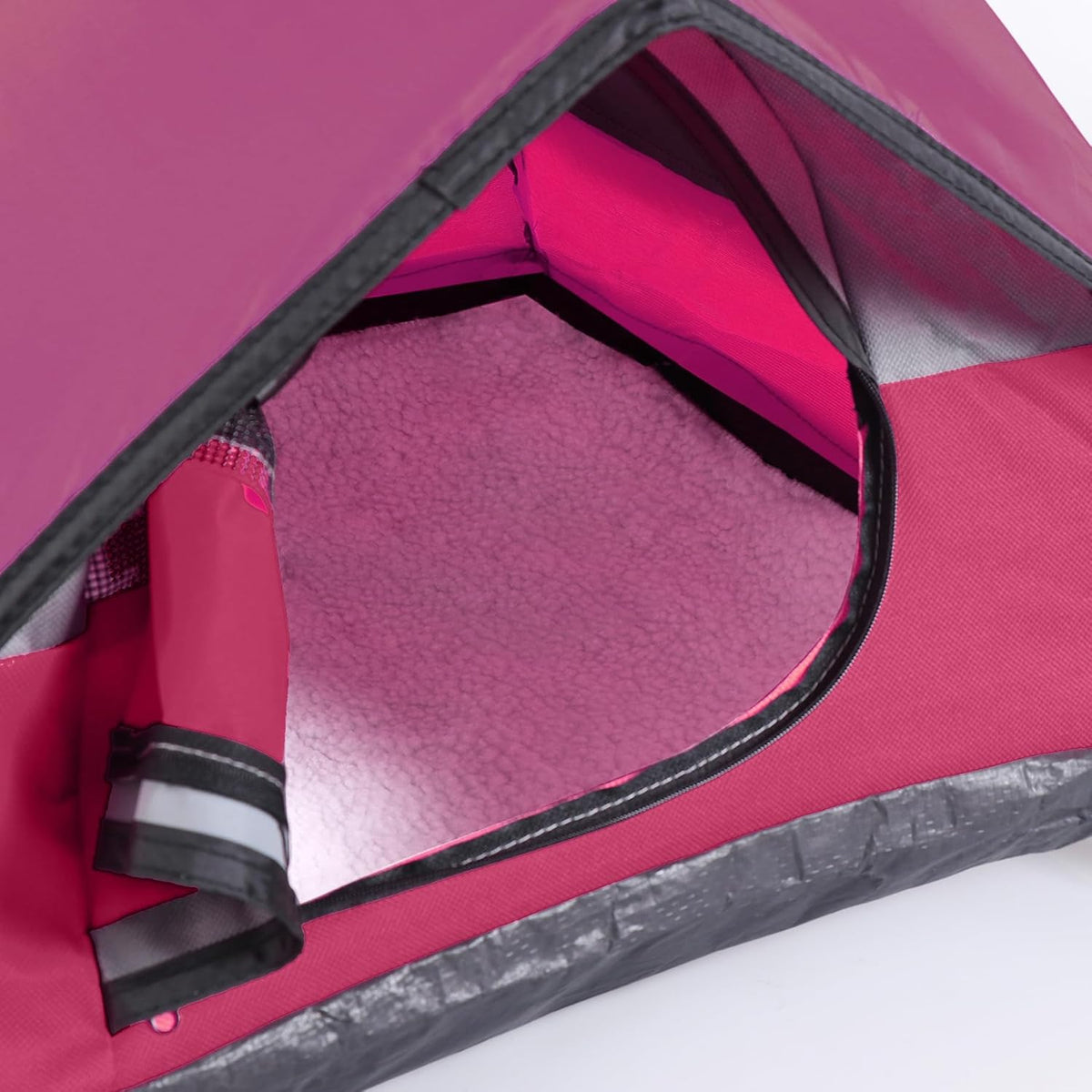 Cat Camping Tent, Cat Tent Bed, Pet Tent for Indoor Cat and Small Dog, Mini Tent (Red, 21 x 21 x 14