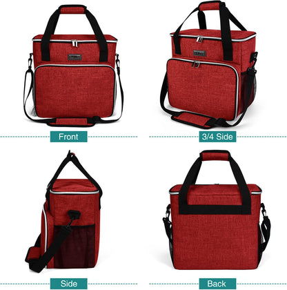 BAGLHER Dog Travel Bag, Pet Travel Bag (ALL Pet Travel Supplies), With 2 Pet Food Containers and 2