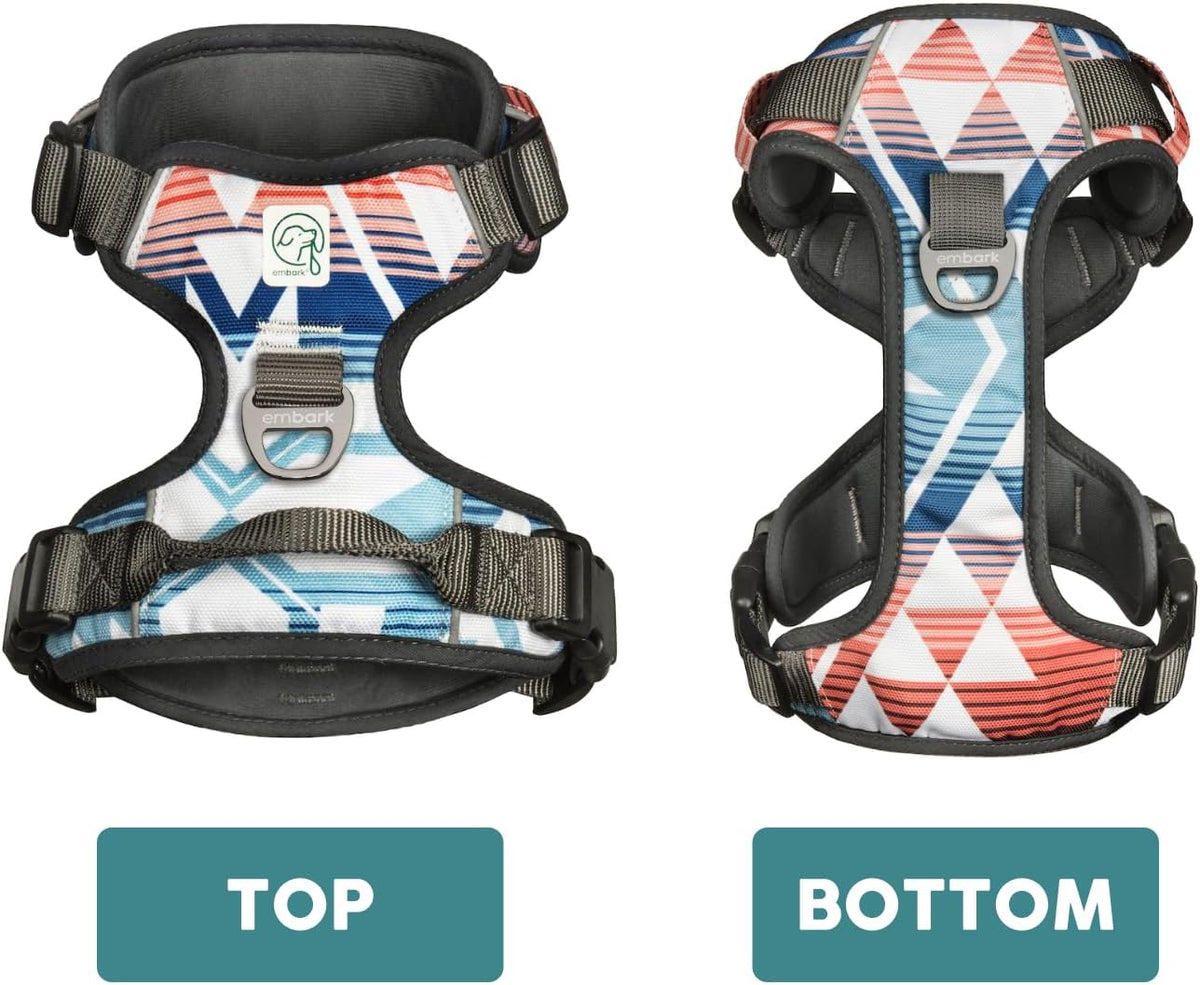 Embark Adventure Dog Harness, Reflective Trim XL Dog Harness for Extra Large Dogs No Pull