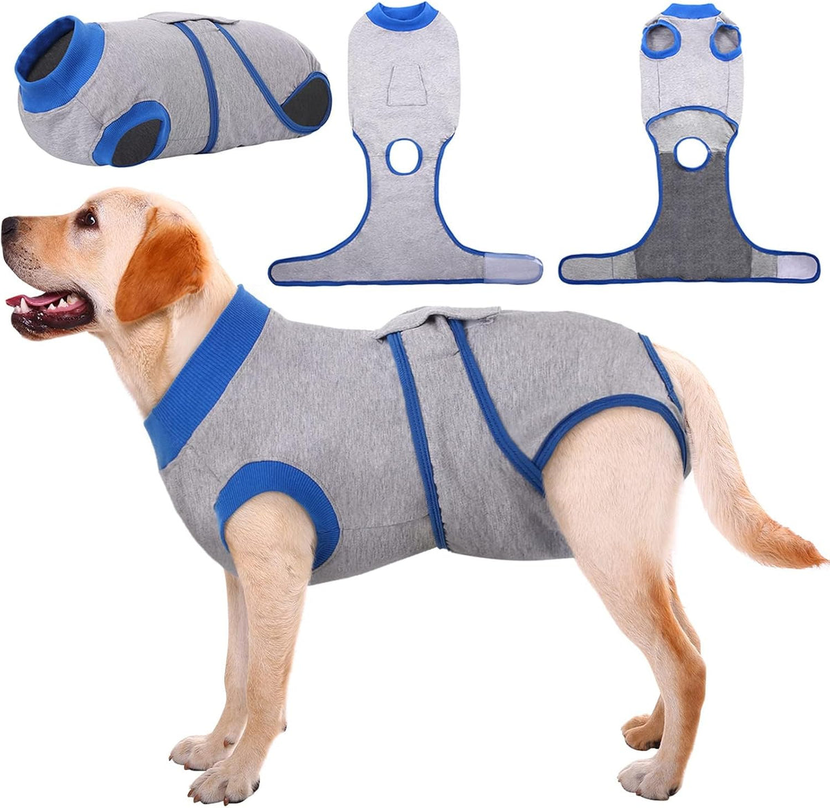 Kuoser Recovery Suit for Dogs Cats After Surgery, Professional Pet Recovery Shirt Dog Abdominal