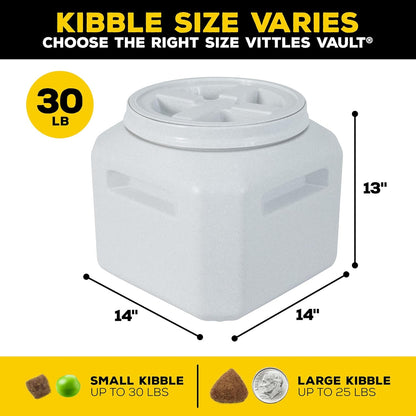 Gamma2 Vittles Vault Dog Food Storage Container with Airtight Lid, holds up to 25-30 Pounds of Dry