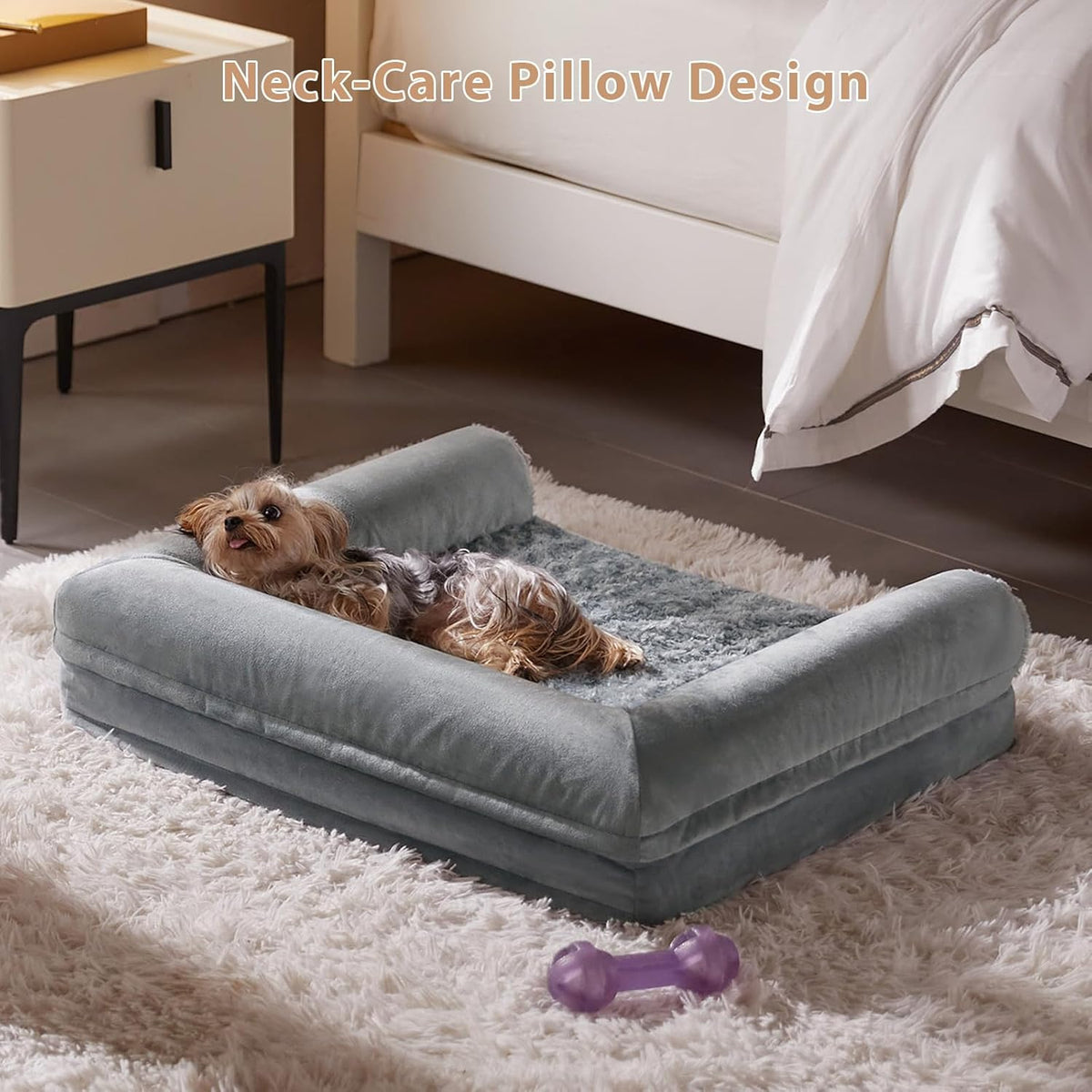 BFPETHOME Dog Beds for Large Dogs, Orthopedic Dog Bed for Medium Large Dogs,Big Waterproof Couch