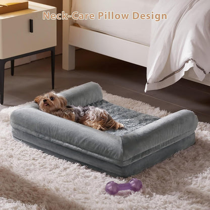 BFPETHOME Dog Beds for Large Dogs, Orthopedic Dog Bed for Medium Large Dogs,Big Waterproof Couch