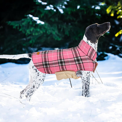 Kuoser Warm Dog Coat, Waterproof Dog Jacket for Extra Large Dogs, Adjustable Durable XXXL Doggie