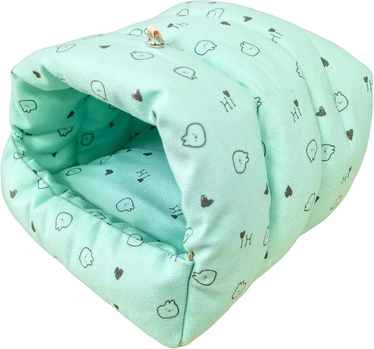 WOWOWMEOW Guinea Pigs Bed,Hamster Bed,Soft Sleep Mat Pad and Warm Cave for