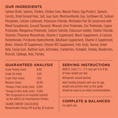Instinct Flaked Entrée Wet Canned Cat Food - Salmon, 3 oz. Cans (Pack of 24)