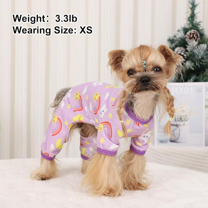 Dog Pajamas Pjs Spring Summer Dog Clothes for Small Dogs Girl - Boy - Small Size Dogs, Soft