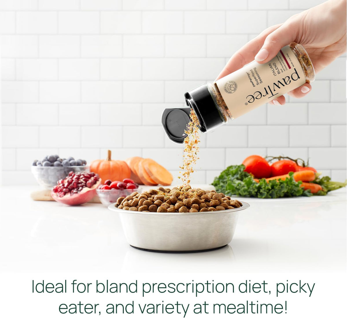 pawTree Healthy Food Toppers for Dogs & Cats - Appetite Booster with Freeze-Dried Proteins.