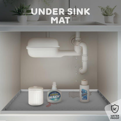 32x24x1” XL Dog Food Mat - All Purpose Under Sink Liner, Washer and Dryer Covers for The Top
