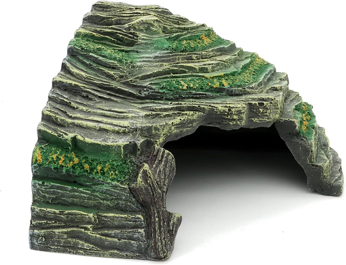 JIHAQUA Terrarium Decor Reptile Hide Reptile Hides and Caves Aquarium Tank Accessories