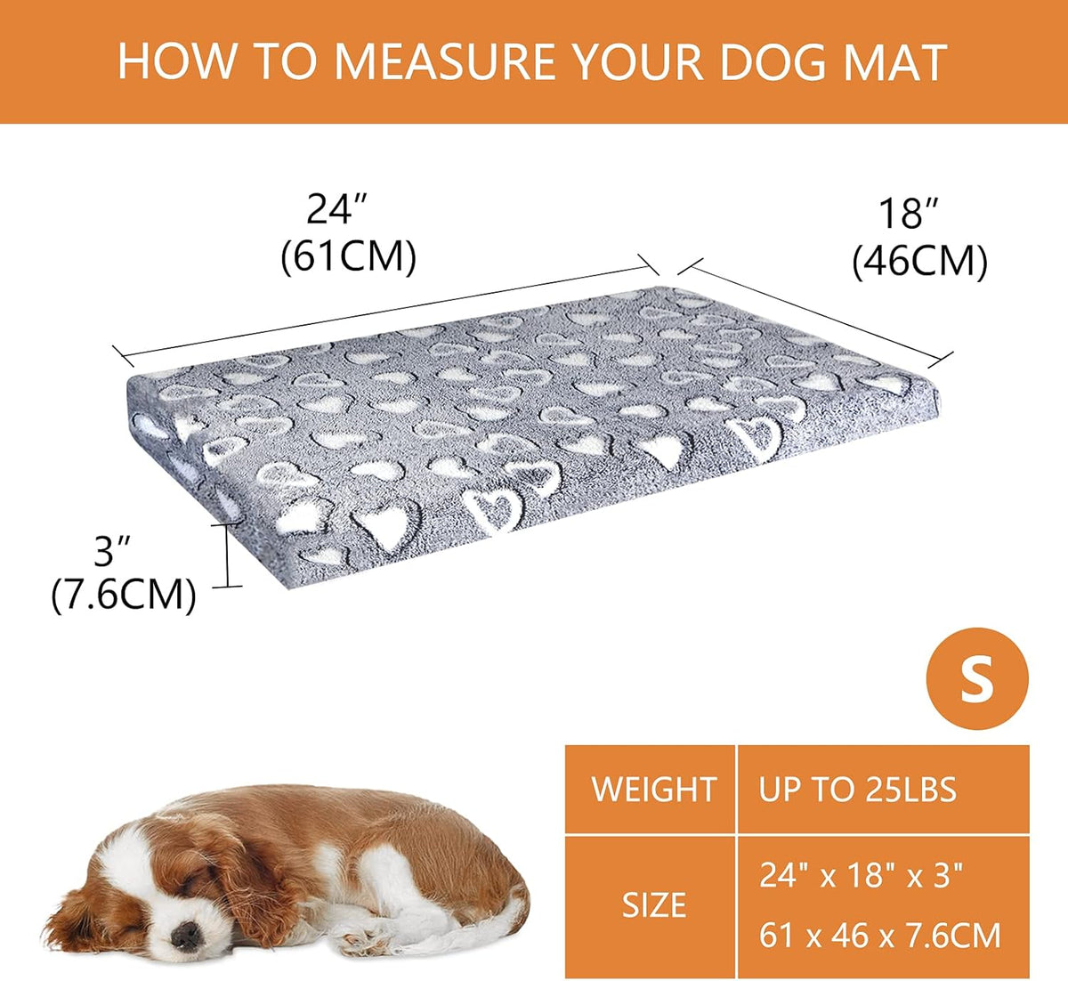 VANKEAN Reversible Cool and Warm Dog Bed Mat for Crates - Stylish Pad With Waterproof Inner Linings