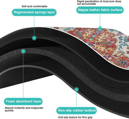 Pet Feeding Mat for Floors Waterproof Dog Mat for Food and Water Absorbent Quick Dry Non Slip mat